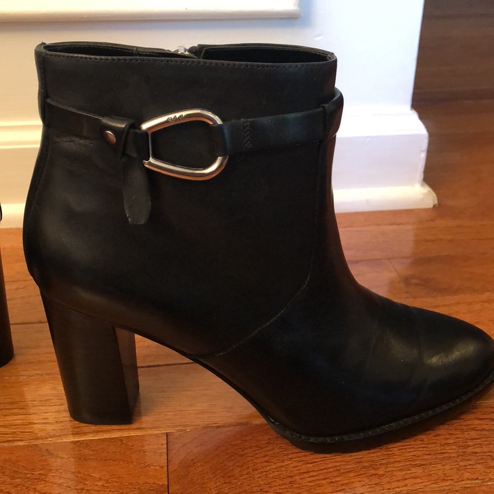 Lauren Ralph Lauren Laletta black leather boot size 9B